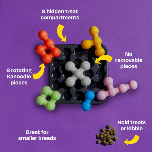 Brightkins Dog Kanoodle Interactive Treat Puzzle Dog Toy