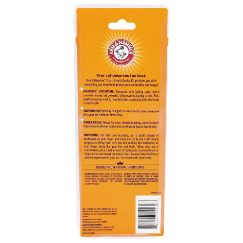 Arm & Hammer Fresh Breath Tuna Flavored Cat Dental Kit