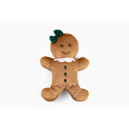 Fluff & Tuff Betty Gingerbread Girl Plush Dog Toy