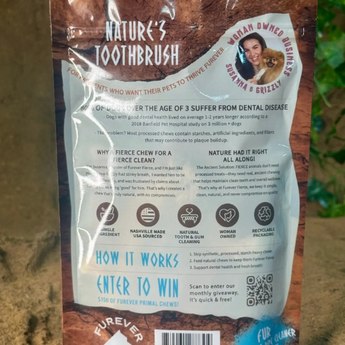 Furever Fierce Rabbit Ears Bag of 5 Dog & Cat Chews