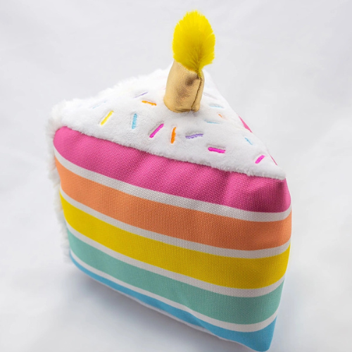 Thoozypet Birthday 5-Layer Cake Plush Dog Toys 8"