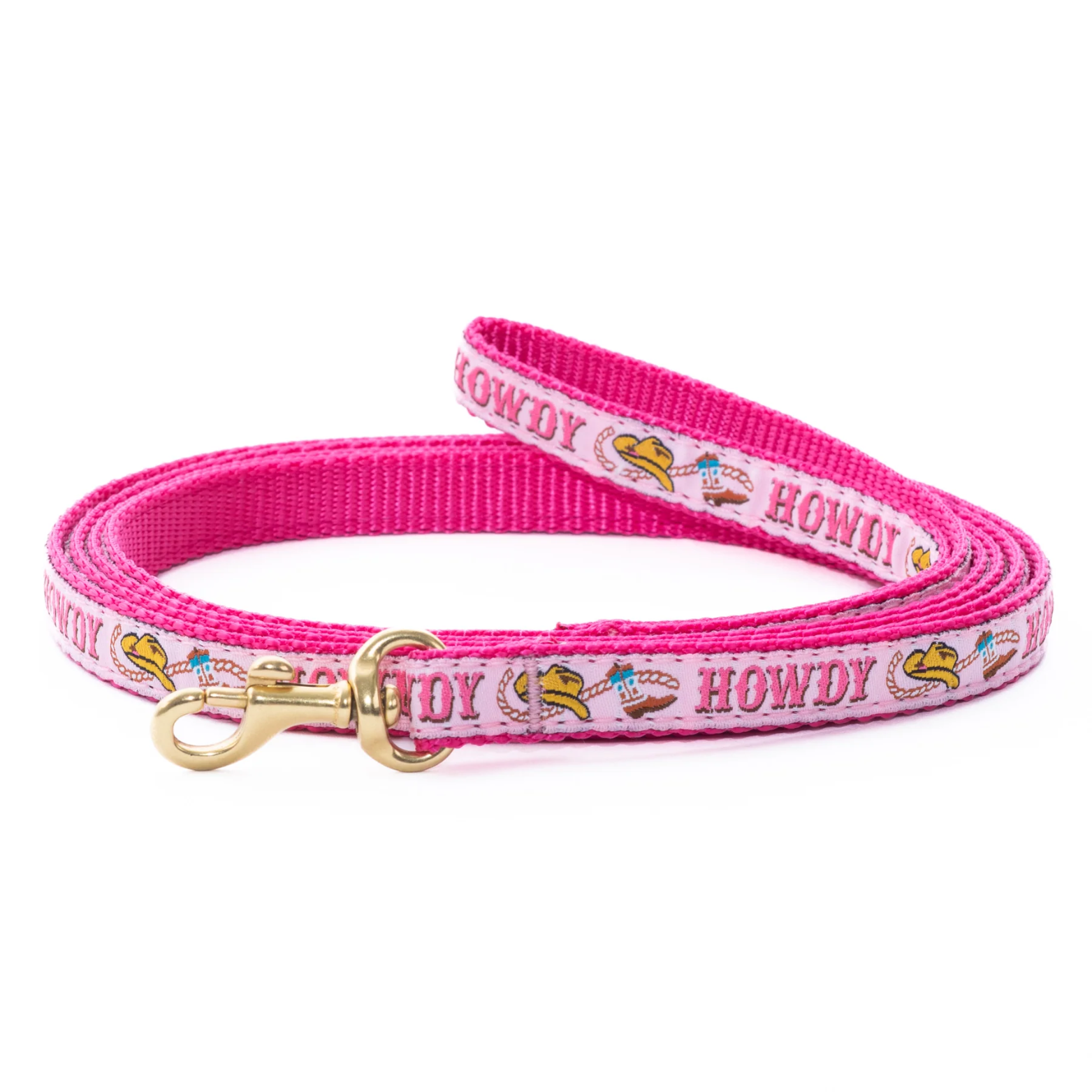 Up Country Howdy Dog Lead Pink