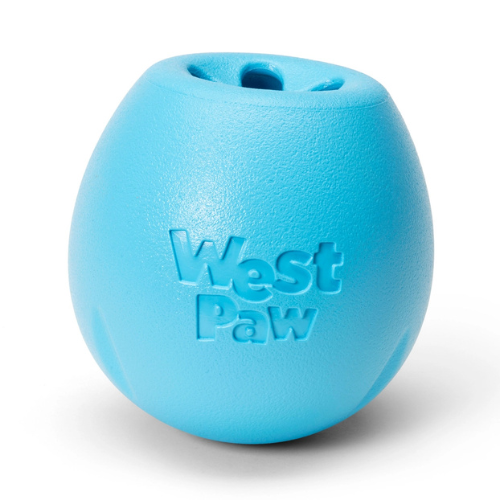 West Paw Design Rumbl Dog Toy Aqua Blue