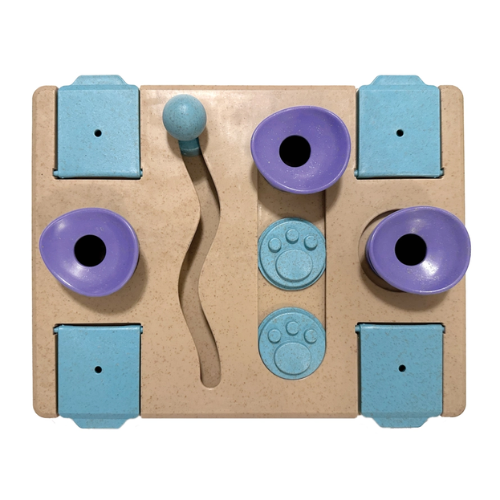 foufouBRANDS Hide 'n Seek Multi-Play Busy Board Dog Puzzle Toy