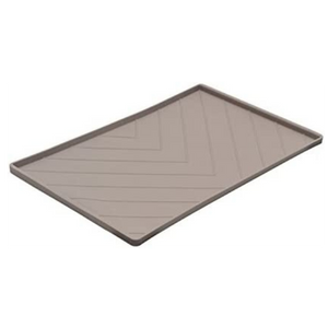 Messy Mutts Silicone Non-Slip Dog Bowl Mat Grey - Mutts & Co.