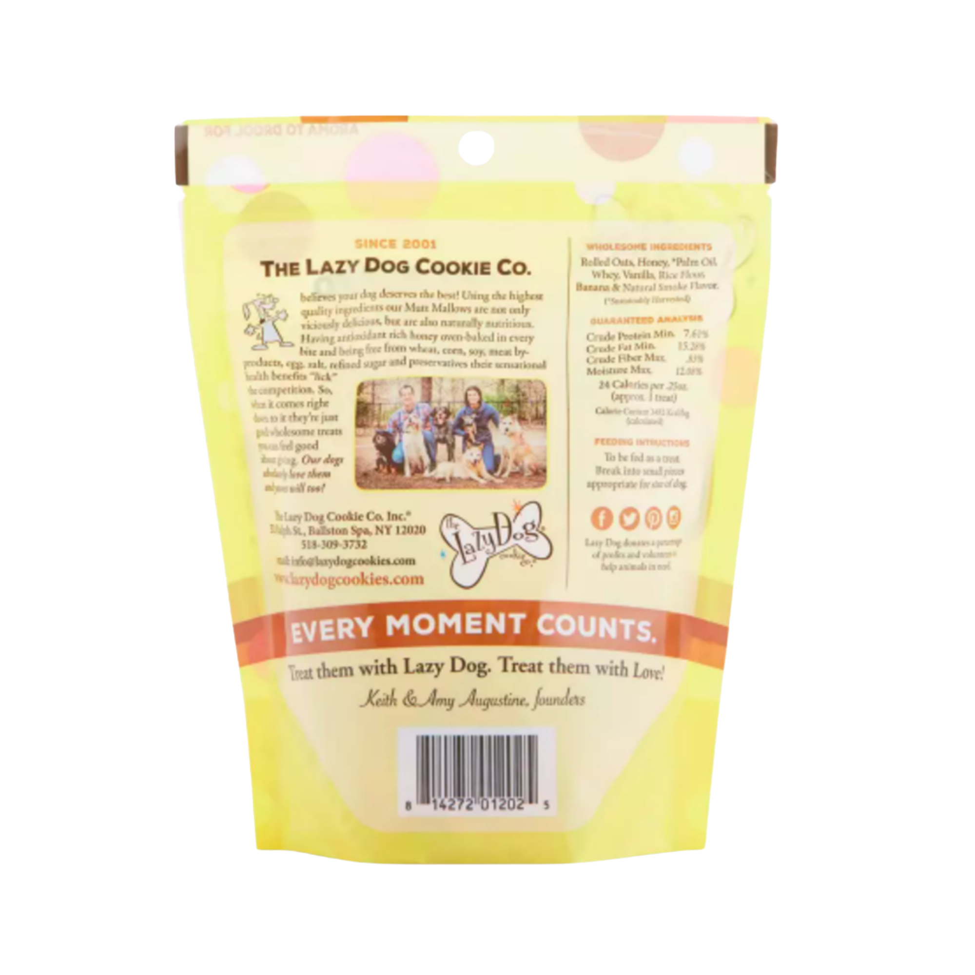 The Lazy Dog Cookie Company Banana Buddies Mutt Mallows Treats, 5 oz - Mutts & Co.