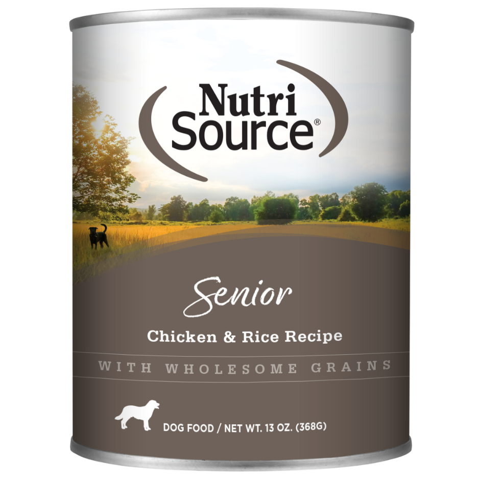 NutriSource Senior Chicken & Rice Formula Canned Dog Food