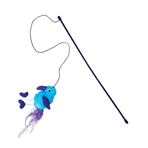 KONG Active Feather Teaser Cat Toy, Assorted Colors