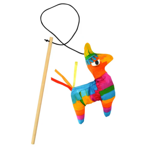 Meowijuana Get Smashed Pinata w/ Wand Refillable Catnip Toy