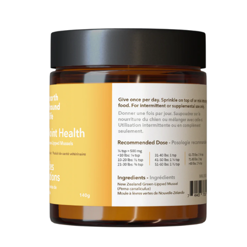 North Hound Life Hip & Joint New Zealand Green Lipped Mussel Powder Superfood for dogs