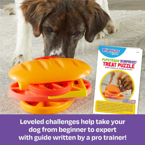 Brightkins Dog Pupstrami Surprise! Interactive Treat Puzzle Dog Toy