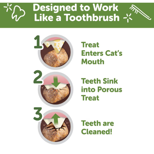 Whimzees Cat Natural Dental Treats Chicken & Tuna 2oz