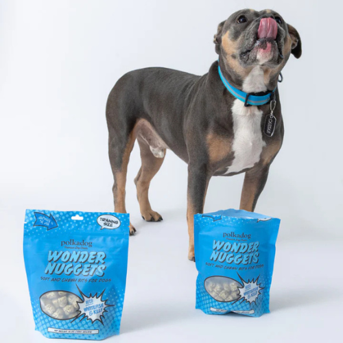 Polka Dog Wonder Nuggets Whitefish & Kelp Soft & Chewy Dog Treats, 10-oz bag