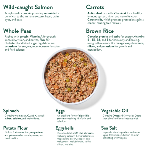 Portland Pet Gently Cooked Wally's Salmon & Rice Dog Food 9oz