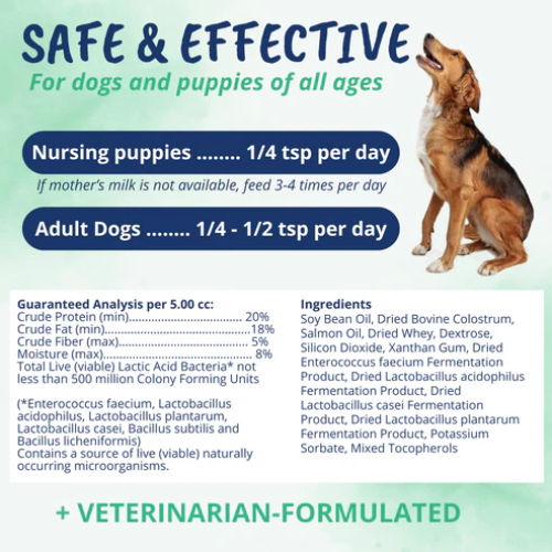 Under The Weather Vital Colostrum Squeezable Gel for Dogs 3.5oz
