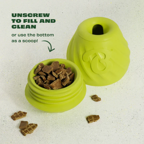 Benebone Bounce Natural Rubber Pawbler Enrichment Dog Toy