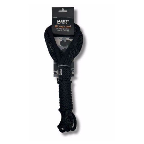 Alcott Tactical Rope Leash Black
