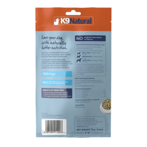 K9 Natural Dog Freeze-Dried Beef Green Tripe Booster - Mutts & Co.