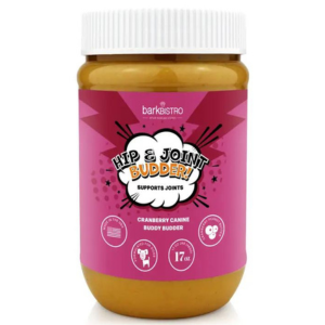 Bark Bistro Peanut Butter Cranberry Canine Hip & Joint Buddy Budder 17 oz - Mutts & Co.