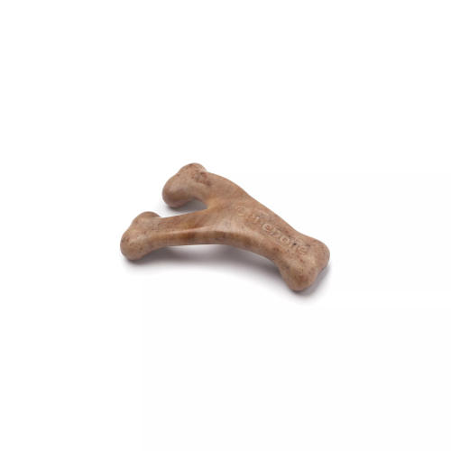 Benebone Puppy Wishbone & Rubber Pack Chew Toy, 2 pack