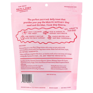 Bocce's Bakery Dailies Good Hair Salmon Recipe Soft & Chewy Treats for Dogs - Mutts & Co.