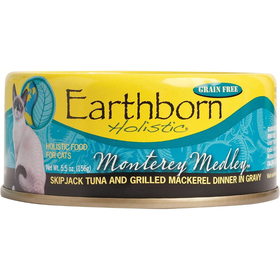 Earthborn Holistic Monterey Medley Grain-Free Natural Canned Cat & Kitten Food - Mutts & Co.