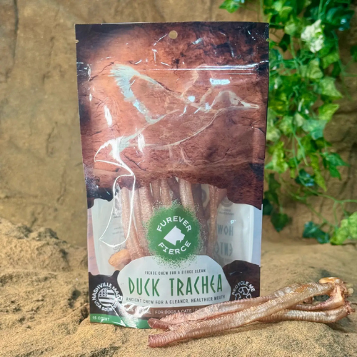 Furever Fierce Duck Trachea Bag of 15 Dog Chews