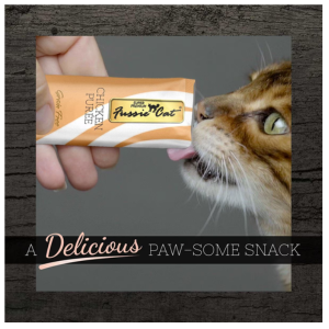Fussie Cat Puree Cat Treats Chicken , 2 oz