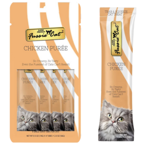 Fussie Cat Puree Cat Treats Chicken , 2 oz