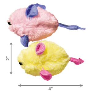KONG Kitten Mice Assorted Colors 2 pack Cat Toy - Mutts & Co.