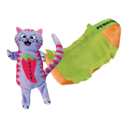 KONG Cat Pull-A-Partz Yarn Cat Toy with Catnip,