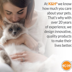K&H Pet Products EZ Mount Self-Grooming Brush For Cats Black - Mutts & Co.