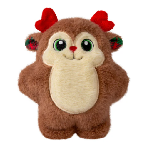 Kong Holiday Snuzzle Reindeer Plush Dog Toy Medium