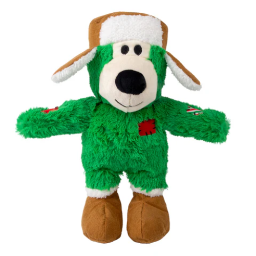 Kong Holiday Wild Knots Bear Dog Toy