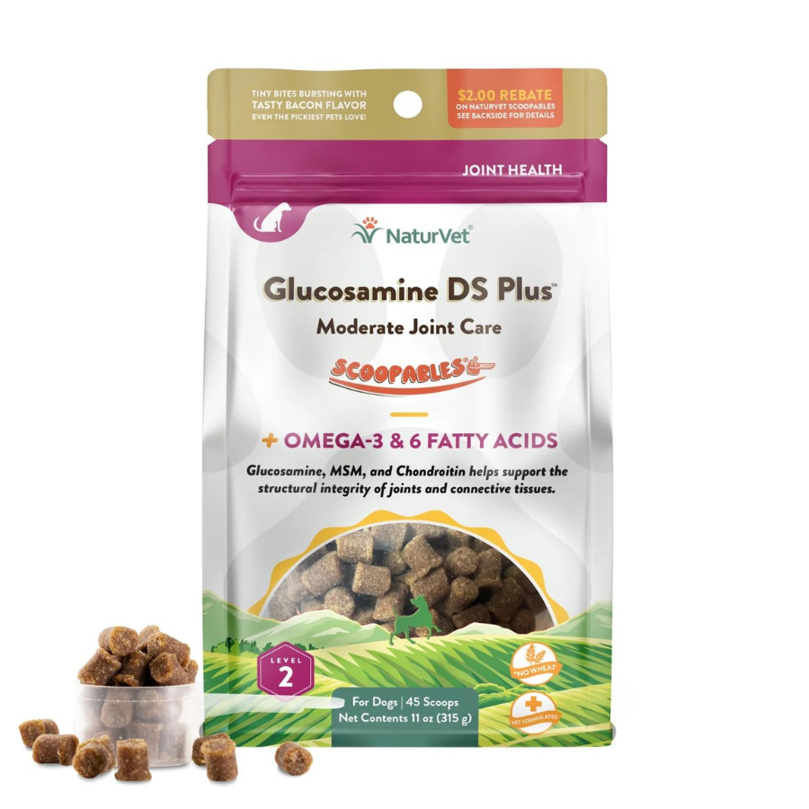 NaturVet Scoopables Glucosamine DS Plus Level 2 Dog Chews 11 oz - Mutts & Co.