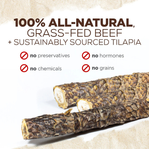Natural Farm Power Fish Stick Dog Treat 6"