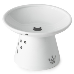 Necoichi Extra Wide Raised Cat Food Bowl - Mutts & Co.