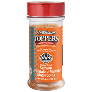 Northwest Naturals Freeze-Dried Salmon with Mushrooms Topper Dog and Cat Food 4.5 oz - Mutts & Co.