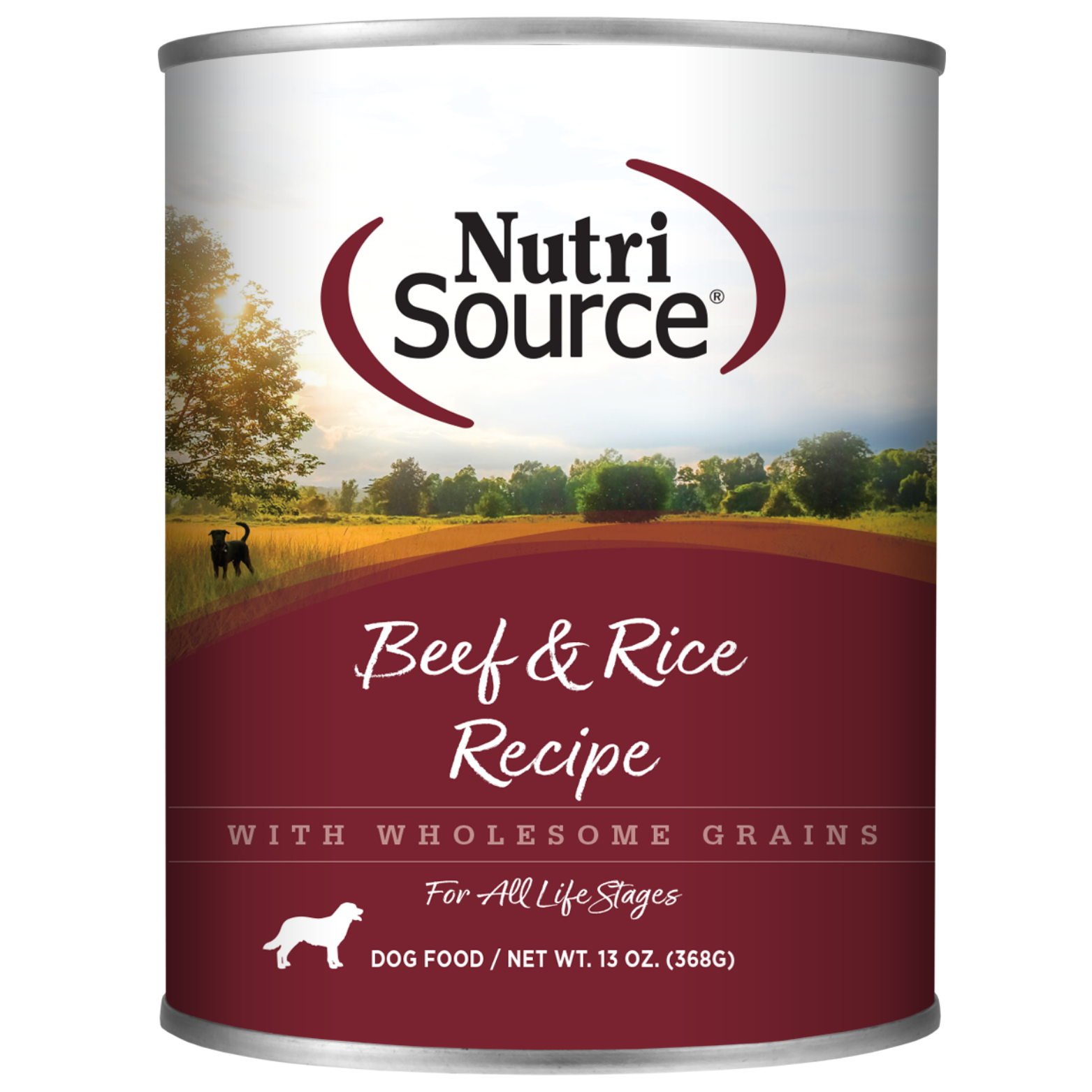 NutriSource Beef & Rice Formula Canned Dog Food
