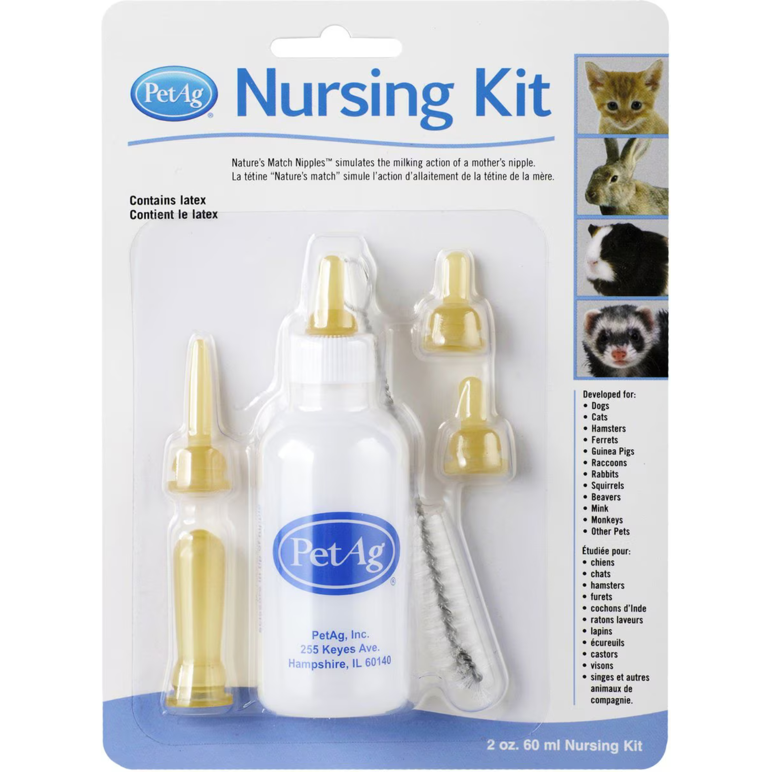 PetAg® Nurser Bottle for Kittens 2 oz