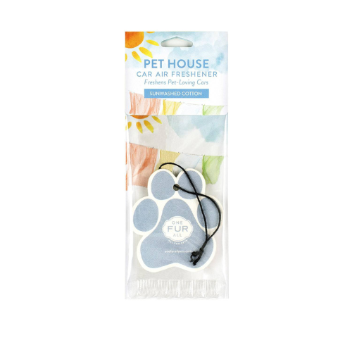 Pet House by One Fur All Sunwashed Cotton Car Air Freshener