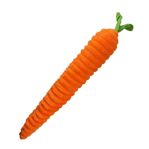 Petlou Luxe Carrot Dog Toy, 33"