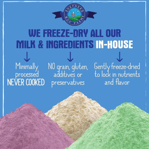 Shepherd Boy Farms Raw Goat's Milk Super Fruit Freeze-Dried Dog & Cat Food