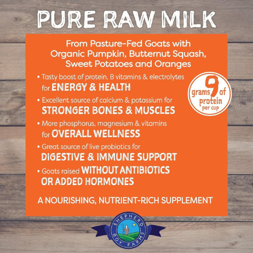 Shepherd Boy Farms Raw Goat's Milk Golden Blend Freeze-Dried Dog & Cat Food