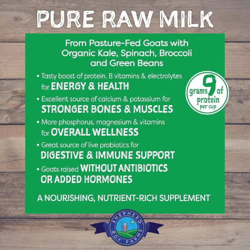 Shepherd Boy Farms Raw Goat's Milk Super Green Freeze-Dried Dog & Cat Food