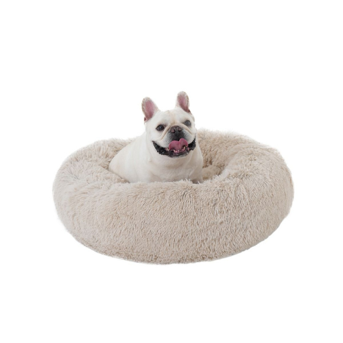 Tall Tails Cuddle Donut Pet Bed Khaki