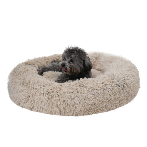 Tall Tails Cuddle Donut Pet Bed Khaki