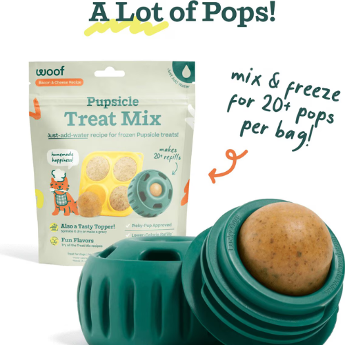 Woof Pet Treat Mix Bacon & Cheese Refills Dog Treat 5.5 oz