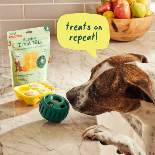 Woof Pet Treat Mix Bacon & Cheese Refills Dog Treat 5.5 oz