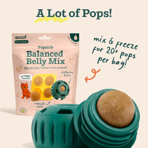 Woof Pet Treat Mix Balanced Belly Refills Dog Treat 5.5 oz